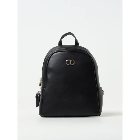 Twinset Black Polyurethane Women's Camera Bag main image 1